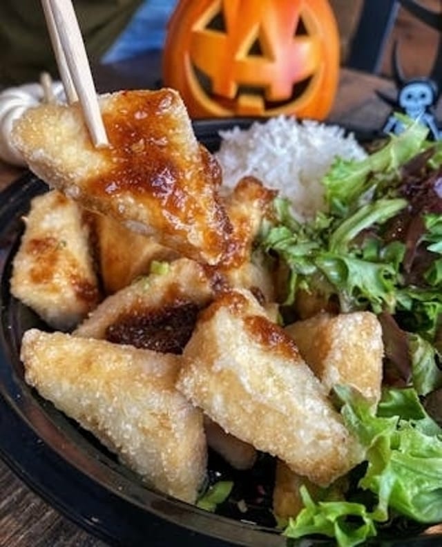 Signature Tofu with Rice.