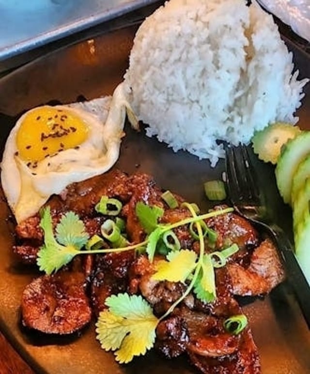 BBQ Pork with Rice.